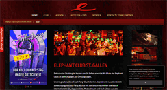 Desktop Screenshot of elephantclub.ch